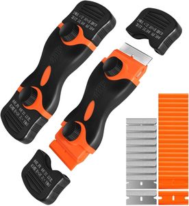 Razor Blade Scraper, Double Edge Razor Scraper Remover <b>Tool</b> for Labels Stickers Decals Removal Auto Window Tint <b>Vinyl</b> <b>Tool</b> - Product Image 1