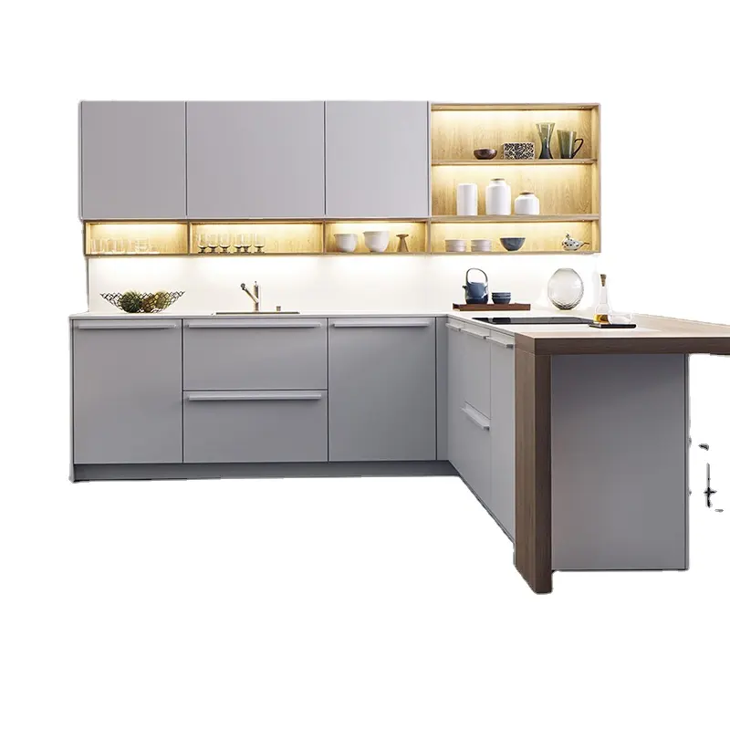 Rta Kitchen units storage cabinet island designs solid wood modular furniture matte finish lacquer modern other kitchen cabinets