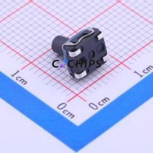 KSC641JLFS Tactile Switch SMD-4P,6.2x6.2mm Switch Single Pole Single Throw Round Button 3.4N Vertical Mount - Product Image 2