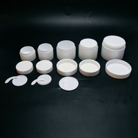 Vente directe usine – Pot vide en PP mat à double paroi de 30g, 50g, 100g, 120g, 150g avec spatule pour emballage de crème cosmétique