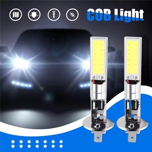 หลอดไฟ LED H1 H3 สำหรับรถยนต์ ไฟตัดหมอก Canbus สว่างพิเศษ หลอดไฟหน้า COB 12V 6000K ไฟวิ่งกลางวัน สำหรับรถยนต์และมอเตอร์ไซค์ - Product Image 4