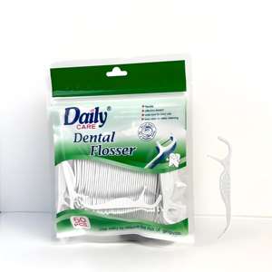 Échantillon Gratuit Soin Quotidien – Lot de Fils Dentaires Double Ligne en Sachet Polyéthylène – Bâtonnet <span class=keywords><strong>Dentaire</strong></span> Anti-Plaque <span class=keywords><strong>pour</strong></span> Nettoyage d'Appareils Orthodontiques - Product Image 1