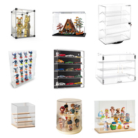 Boîtes de présentation en acrylique transparentes de conception personnalisée OEM/ODM pour Lego et Gundam Model Building pour les vitrines de loisirs
