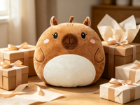 Coussin en peluche Capybara personnalisé, doux et moelleux, pour la décoration de la maison, du canapé et de la chambre à coucher