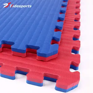 Tapis Tatami 1*1m | Tapis Puzzle et Tapis de Lutte en Mousse EVA pour Judo Arts Martiaux Taekwondo Bjj Gi MMA Karaté