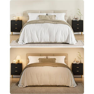 <span class=keywords><strong>Table</strong></span> <span class=keywords><strong>de</strong></span> <span class=keywords><strong>chevet</strong></span> moderne avec cadre doré et 3 tiroirs <span class=keywords><strong>de</strong></span> rangement, <span class=keywords><strong>table</strong></span> <span class=keywords><strong>de</strong></span> <span class=keywords><strong>chevet</strong></span> <span class=keywords><strong>haute</strong></span> pour chambre à coucher - Product Image 6