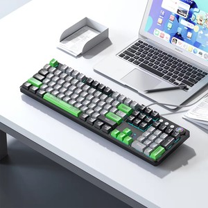 AULA F2088 Pro Teclado numérico para juegos RGB con cable de 104 teclas Interfaz USB de tamaño completo Nueva operación mecánica para computadora portátil de plástico - Product Image 5