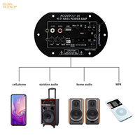 DC12V/24V HIFI carte amplificateur de puissance de basse 220V Subwoofer module amplificateur audio de voiture avec télécommande USB BT
