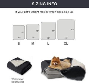 Wasserdichte PVC-Haustier decke mit beruhigendem Lamm design Weicher, doppelseitiger Plüsch-Möbel bezug für den Sofabett schutz von Katzen und Hunden - Product Image 6