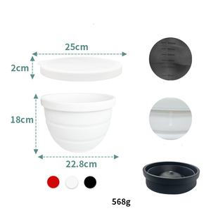 Bol en silicone multifonctionnel pour mélangeurs <span class=keywords><strong>KitchenAid</strong></span> de 5 pintes, bol hermétique pour la préparation et le stockage de la pâte - Product Image 3