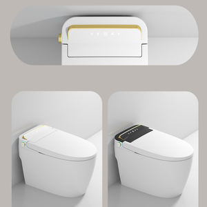 Hiện đại tầng gắn nhà vệ sinh bát tự động chân tuôn ra điện commode nhà vệ sinh 220V phòng tắm gốm thông minh nhà vệ sinh thông minh - Product Image 4