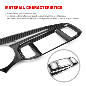 Kit d'accessoires intérieurs complets en fibre de carbone OEM pour <span class=keywords><strong>Dodge</strong></span> <span class=keywords><strong>Charger</strong></span> 2015-2023, production et personnalisation en gros - Product Image 5