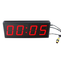 Compteur de visiteurs électronique, compteur de production, affichage numérique LED 4 pouces avec numéros rouges et capteur infrarouge unique