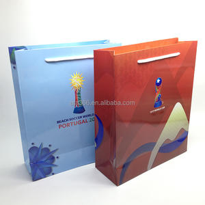 1 disesuaikan hadiah mewah tas kertas Kraft dengan Logo Anda sendiri dicetak kecil kertas belanja Natal tas kemasan untuk bisnis - Product Image 1