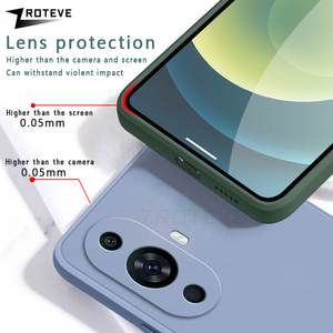 For Huawei Nova 11 12 13 Pro Back Cover Square Liquid Silicone Soft Coque Nova11 <strong>Nova12</strong> Nova13 Shockproof Protective Phone Case - Product Image 4
