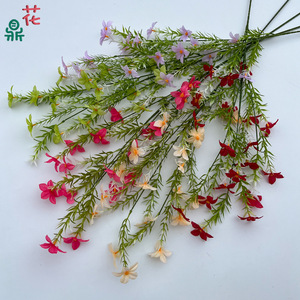 Flores de Seda de Colores Mixtos, Flores Artificiales para Decoración de Bodas, Ecológicas, Estilo Clásico - Product Image 1