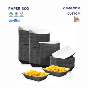 Boîtes d'emballage en papier pour la <span class=keywords><strong>livraison</strong></span> de restauration rapide, conçues et sécurisées pendant le transport avec logo personnalisé - Product Image 1