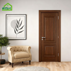 باب خشبي داخلي بتصميمات بسيطة، أبواب غرف داخلية مستوية لغرفة النوم، باب سادة بمفصلات للشقق، أبواب لوحية داخلية من خشب Mdf - Product Image 4