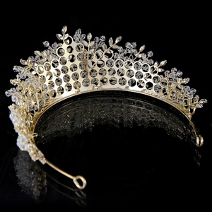 Corona de Cristal con Circonitas para Mujer, Accesorios para Vestido de Novia, Estilo Europeo y Americano, para Actuaciones en Escenario y Desfiles de Novias - Product Image 4