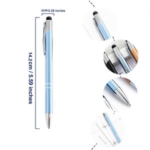 Bolígrafo Metálico Promocional al por Mayor a Precio Económico, Bolígrafo Metálico Delgado con Logotipo Personalizado, Bolígrafo Metálico con Punta Táctil para Hotel - Product Image 3