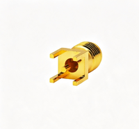 Connecteur coaxial RF à ondes millimétriques 2.92-KHD, prise femelle 2.92mm pour montage sur panneau PCB, DC-40GHz, service BOM complet