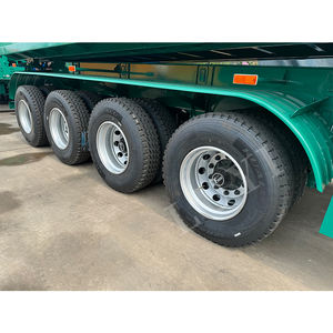 LUYI Alta calidad 4 ejes Cilindro hidráulico Camiones volquete Semirremolques 60 Ton 80 Ton Capacidad Robusto 60 Ton 80 Ton Camiones volquete - Product Image 5