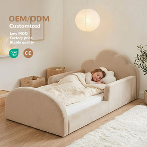 Letto per Bambini Imbottito Morbido Personalizzato OEKO-TEX, Ecologico e Moderno, Senza Struttura, per Ragazzi e Ragazze - Product Image 1