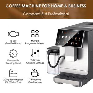 Cafetera Eléctrica Inteligente Italiana en Oferta, Cafetera Espresso Totalmente Automática para el Hogar - Product Image 2