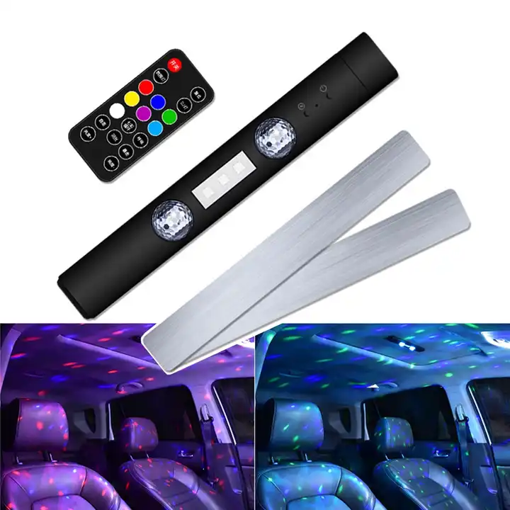 Car LED Atmosphere Light Mini USB Touch Switch Decorative Ambient