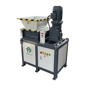 Double Shaft Textile Shredder Copper Cable Wire Shredder Machine For Recycling Industrial