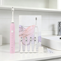 Produits pour la maison intelligente en gros, kit de blanchiment des dents, brosse à dents sonique, brosse à dents électrique portable intelligente