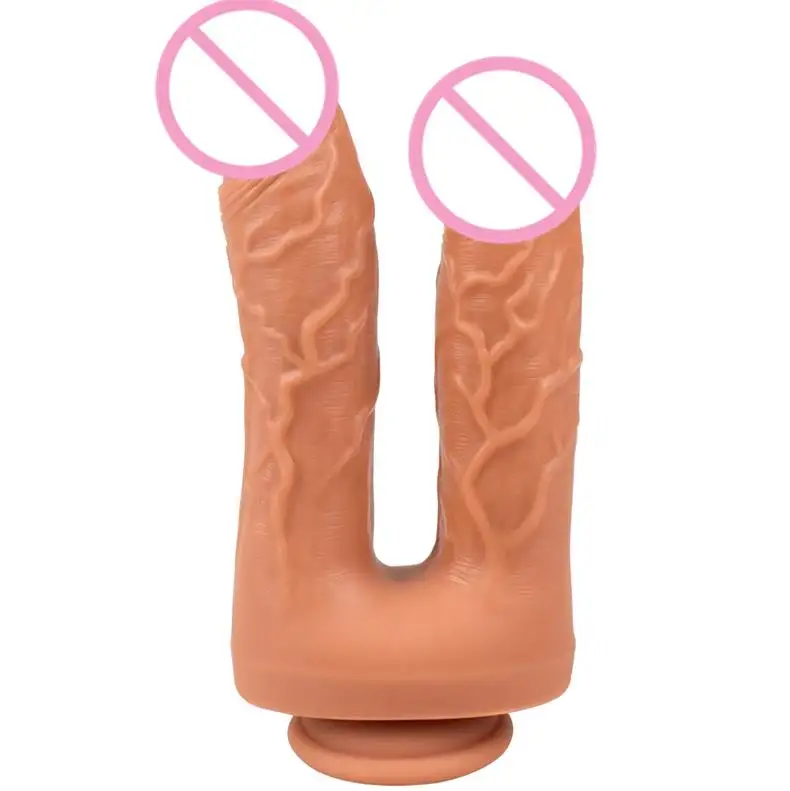 Dual Heads Realistische Siliconen Dildo Volwassen Seksspeeltjes Voor Vrouw Paren Zachte Pik Voor Kutje Vaginale Andere Massage Producten Sexshop %