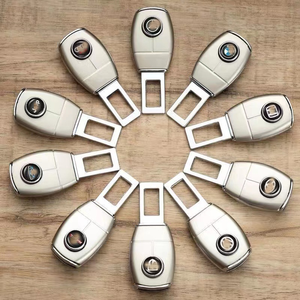 DFC01 Cubiertas Universales Personalizadas para Hebillas de Cinturón de Seguridad con Logotipo de Coche, Clip Ajustador, Tapón de Alarma de Seguridad, Extensor - Product Image 4