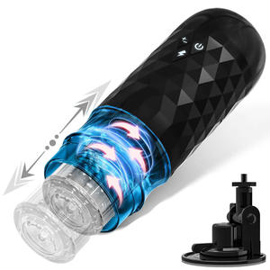 HM電動ペニスストローカーマシン大人用セックス玩具自動伸縮回転男性用マスターベーターカップ男性用 - Product Image 6