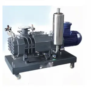 Water cooling LGB1100 dry oil-free screw vacuum pump motor power 22KW Pumping Speed790m3/h