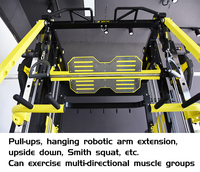 Cable de ejercicio corporal multigimnasio, equipo de estante de energía multifunción para gimnasio, máquina de entrenamiento