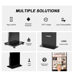 55 inch trong nhà <span class=keywords><strong>LCD</strong></span> Máy nghe nhạc quảng cáo độ sáng cao kỹ thuật số biển media player 1080P Totem Màn hình hiển thị video kỹ thuật số - Product Image 3