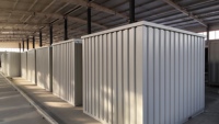 Abri moderne à faible coût de 10 pieds, imperméable, portable, pour l'extérieur, garage de stockage personnel, conteneur pliable, maison en kit