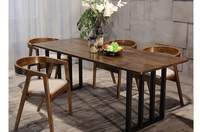 Meubles de maison, table basse et chaises en bois massif modernes pour restaurant, salon, cuisine, salle à manger
