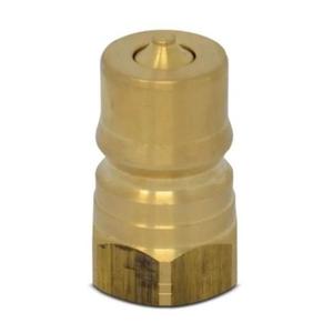 Acoplador Hidráulico Macho de Latón de Desconexión Rápida Blince de 1/2 Pulgada NPT ISO 7241-B - Product Image 4