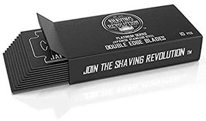 Lưỡi Dao Cạo Cạnh-Lưỡi Dao Cạo An Toàn Cho Nam Giới Để Cạo-Lưỡi Dao Cạo Đôi Bằng Thép Không Gỉ Bạch Kim Nhật Bản - Product Image 5