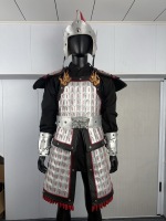 Antike Chinesische Krieger-Rüstung Set Traditionelles Chinesisches Soldaten-Lamellenkostüm Jacken Mäntel LARP Cosplay Halloween