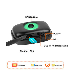 4G LTE Mini GPS Pet Tracker Cá Nhân Con Định Vị Và rastreador Cổ Áo Cho Mèo Con Động Vật Khác - Product Image 3