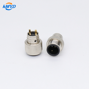 KMYD M12 A-Code 2-17-pins afgeschermde gegoten IP67 waterdichte mannelijke vrouwelijke adapter - Product Image 4