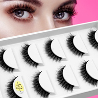 Faux cils 3D en bande, effet naturel, vente en gros, marque privée, avec logo personnalisé