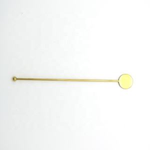 스테인레스 스틸 PVD 다크 골드 도금 바 음료 칵테일 음료 아이스 티 커피 라떼로드 혼합 트위스트 교반기 Swizzle 스틱 - Product Image 5