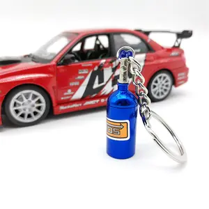 Modification of car keychain Modification of car nitrogen cylinder keychain Decoration of gas cylinder keychain