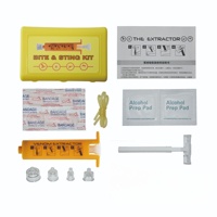 Premiers soins pour outils de Camping en plein air Kit d'extracteur de venin Kit de traitement des piqûres d'insectes de serpent pompe d'extraction pompe à poisons