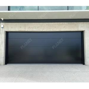 Porte de <span class=keywords><strong>garage</strong></span> résidentielle coulissante 16x7 en métal à prix réduit, portes de <span class=keywords><strong>garage</strong></span> automatiques à rabat plat en acier galvanisé pour maisons - Product Image 1