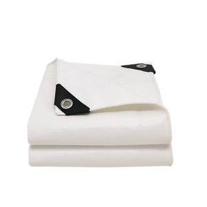 Bu Pengpeng Double Layer White Oxford Tarpaulin <b>Waterproof</b> Sunproof Outdoor Agricultural Cover - Product Image 3